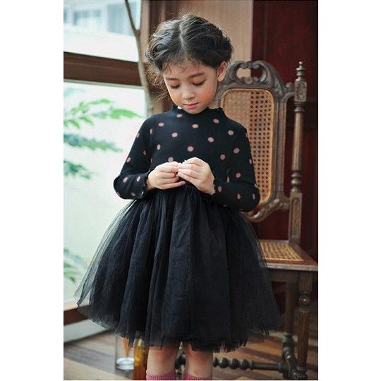 キッズ 子ども服（女の子） フォーマルドレス 結婚式 二次会 パーティー 長袖 チュールスカート レ...