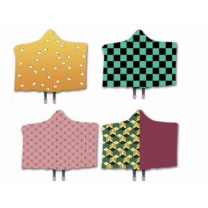 鬼滅の刃 フード付きブランケット 竈門禰豆子・冨岡義勇 セット