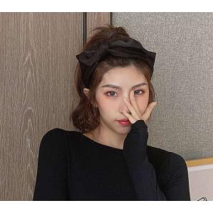 ヘアアクセサリー レディース カチューシャ ヘアバンド リボン 大人可愛い パーティ 結婚式 ヘアア...