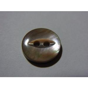 茶蝶貝釦ネコメ 9mmの商品画像