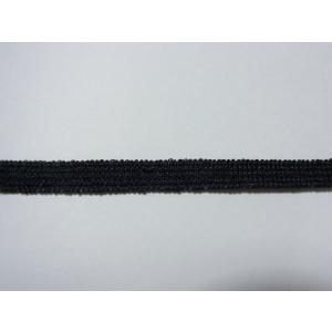 マスク用ゴム 黒　コメッツゴム　薄手ソフトタイプ　5ｍｍ巾ｘ3ｍセット