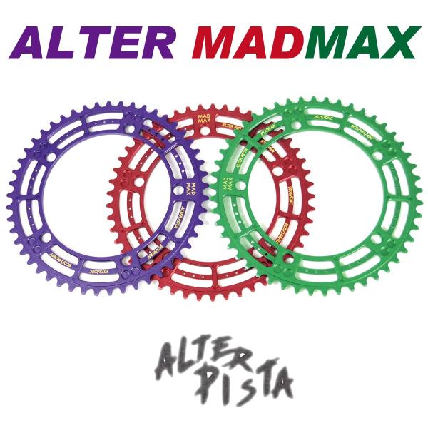 ALTER MADMAX チェーンリング Halloween  49T 厚歯 ピストバイク クランク...