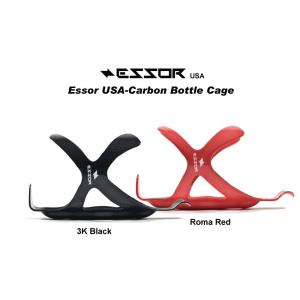 Essor USA- 3K Black Carbon Weave Bottle Cage　