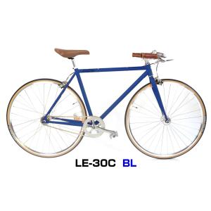 シングルスピード LE-30C シングルバイク フリー 固定 自転車 ピスト ピストバイク クロモリ　通勤　通学｜longedge