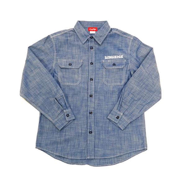 LongEdge ワークロングスリーブシャツ | T/C ヴィンテージ ワークシャツ ボタンシャツ ...