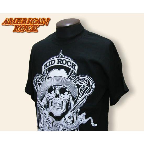 AMERICAN ROCK Tシャツ KID ROCK ブラック U.S.M