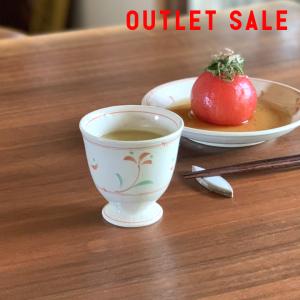 アウトレット セール 湯呑 ゆのみ 湯飲み コップ アジアン 和食器 赤絵 カフェ cafe 日本製 美濃焼 湯呑み おしゃれ 湯のみ 来客用｜longisland