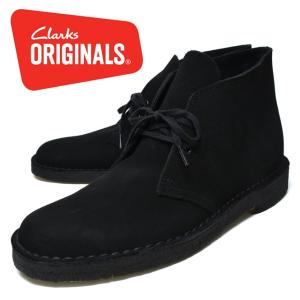 CLARKS クラークス デザートブーツ メンズ レザー 黒