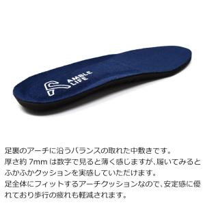 スニーカー メンズ ローカット 靴 紐 衝撃吸...の詳細画像4