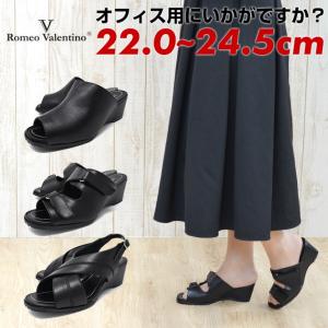 ROMEO VALENTINO オフィスサンダル レディース リクルート
