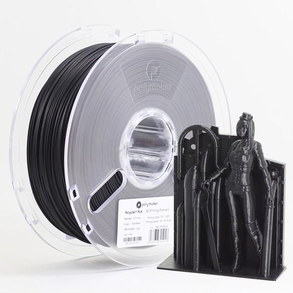 3Dプリンター フィラメント PolyLite PLA True Black 1kg/1.75mm