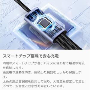 3in1 充電ケーブル コード 急速 100W...の詳細画像3