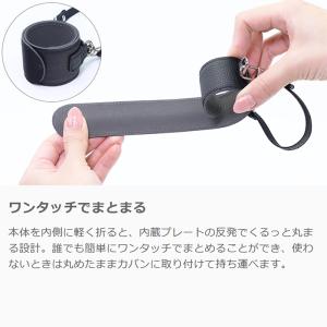 LOOF マルチホルダー 本革 多機能 傘 手...の詳細画像2