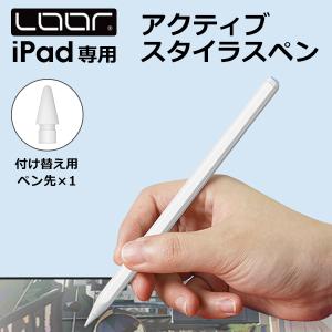 LOOF iPad Pro mini Air 用 アクティブスタイラスペン スタイラスペン タッチペン 第5世代 極細 ペン先1.0mm イラスト 充電式 超高感度｜looco-shop