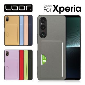 Xperia 10 VI 5V 10V 1V  5IV 10IV 1IV PRO-I 1 5 10 V III Lite 1 5 II 背面ケース カード収納 ポケット スマホケース エクスペリア ケース カバー