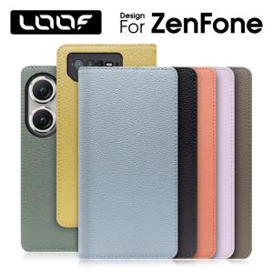 LooCo ZenFone 8 Max Pro M2 ケース 手帳型 ショルダー ストラップ