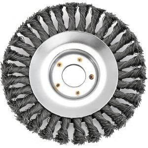 雑草ブラシヘッド 芝刈り機ヘッド 鋼線材 草刈機用チップソー