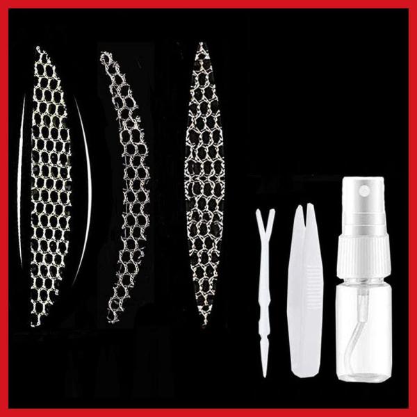 shefun メッシュ アイテープ 380枚 水で貼る 二重まぶた 両面 網目 目立たない メッシュ...