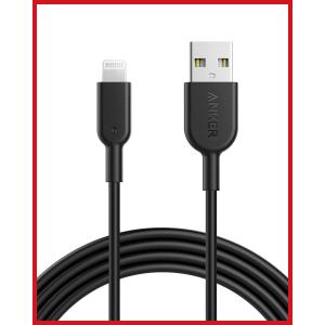 Anker iPhone充電ケーブル PowerLine II ライトニングケーブル MFi認証 超高耐久 iPhone 13 / 13 Pro / 12 / SE(第2世代) / iPad 各種対応 (1.8m ブラック)｜look-up