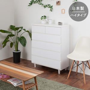 桐タンス 6段+上置き2段 チェスト ハイチェスト 和風箪笥 和タンス