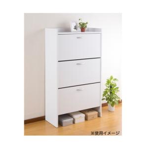 シューズボックス 3段 幅75×奥行30×高さ1...の商品画像