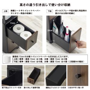 トイレラック スリム 収納ラック 収納棚 トイ...の詳細画像4