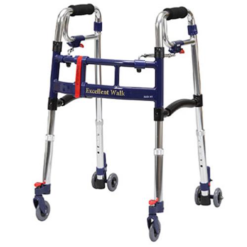 歩行器 Mタイプ キャスター付き 幅57〜63×奥行53〜56×高さ70〜80cm 歩行補助器 歩行...