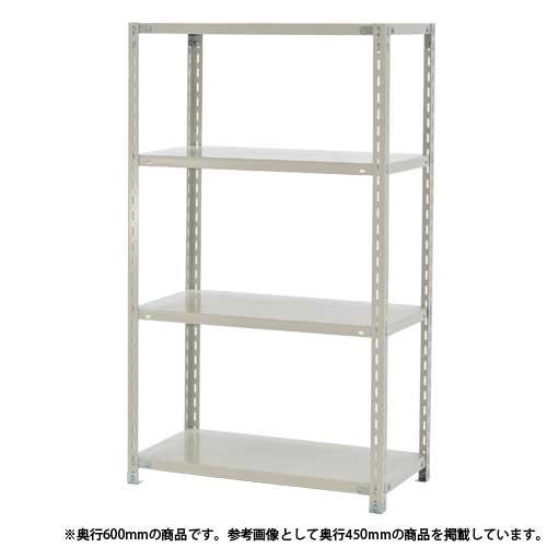 スチールラック 幅88×奥行60×高さ150cm 4段 120kg/段 軽量ラック 業務用 収納棚 ...