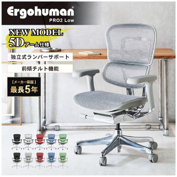 エルゴヒューマン プロ2 ロータイプ 5Dアームレスト Ergohuman Pro2 Low 正規品...