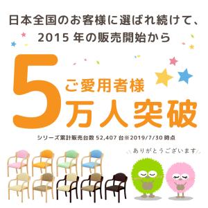 ダイニングチェア 木製 介護 椅子 肘付 完成...の詳細画像2