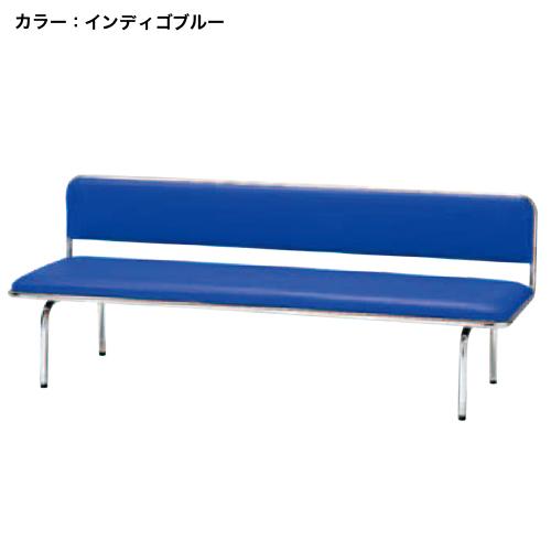 法人限定  ロビーチェア 幅1800×奥行500mm 背付き 長椅子 待合椅子 ロビーベンチ レザー...