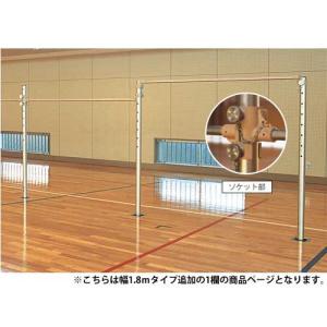 鉄棒 幅1.8m 体育館用 低鉄棒 体育用品 遊具 学校 体育館 室内 体育 授業 体操用品 鉄棒練習 子供 体操教室 スポーツ施設 体育施設 学校設備 三和体育 S-8596