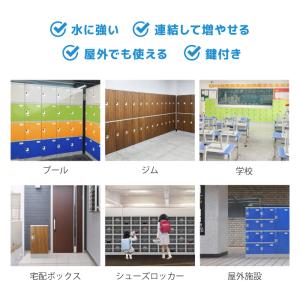 プラスチックロッカー 1人用 ロッカー 1列1...の詳細画像4