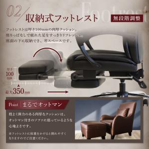 オフィスチェア エグゼクティブチェア 170度...の詳細画像5