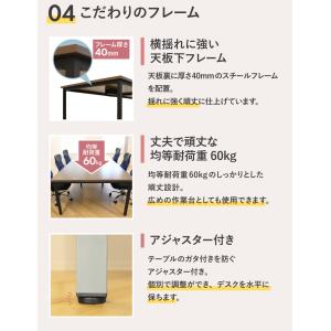 法人限定 フリーアドレスデスク セット 4人用...の詳細画像5