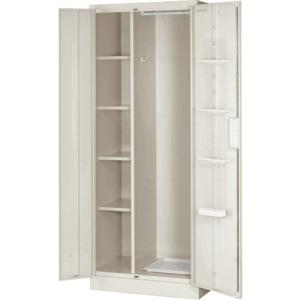 PLUS（プラス） スチール書庫 ラック 両開き保管庫 W70xD45xH185cm