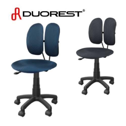 デスクチェア DUOREST FIT 肘なし 幅470×奥行470×高さ800〜910mm 学習椅子...