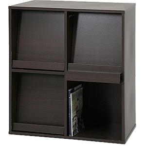 本棚 幅80×奥行46.5×高さ85cm ディ...の詳細画像1