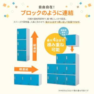 ロッカー ボックス 16人用 4列4段 高さ4...の詳細画像4