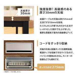 法人限定 会議用テーブル チェア セット ミー...の詳細画像3