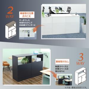 キャビネット 引戸 鍵付き スチールキャビネッ...の詳細画像3