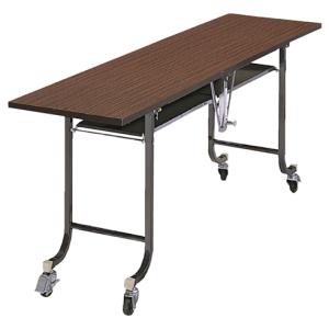 生興 会議用テーブル 折り畳み 奥行450mm フライトテーブル