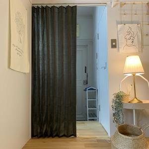 アコーディオンカーテン 幅130×丈170cm...の詳細画像1