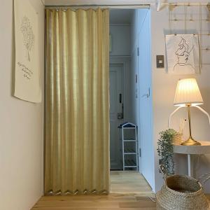 アコーディオンカーテン 幅130×丈170cm...の詳細画像2