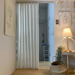 アコーディオンカーテン 幅130×丈170cm...の詳細画像3