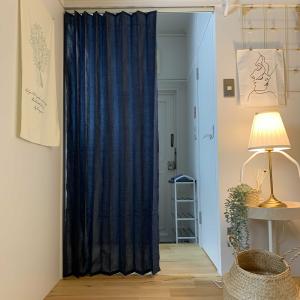 アコーディオンカーテン 幅130×丈170cm...の詳細画像5