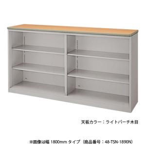 受付カウンター　Ｗ1800　引戸収納　ナイキ製ONC-1890AK SNC型 ハイカウンター 受付用カウンター W1800｜ナイキ（NAIKI）