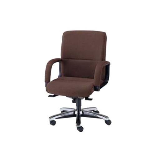 法人限定  エグゼクティブチェア ミドルバック 布張り ビニールレザー張り キャスター脚 オフィスチ...