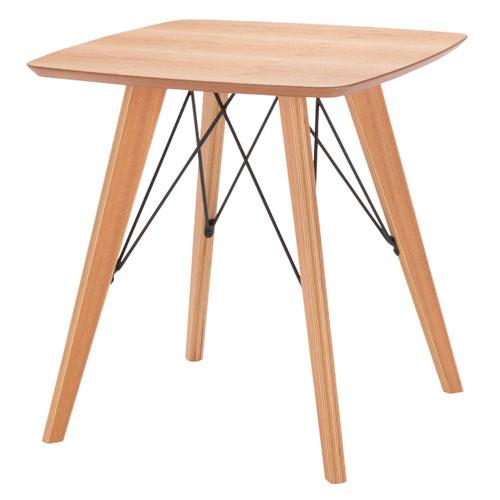 カフェテーブル ダイニングテーブル ティーテーブル 2人用 幅65×奥行65×高さ69cm 四角 北...