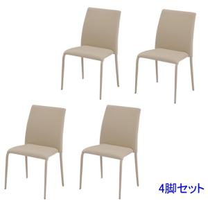 あずま工芸 ダイニングチェア 4脚セット 布張りチェア 椅子 イス いす 
